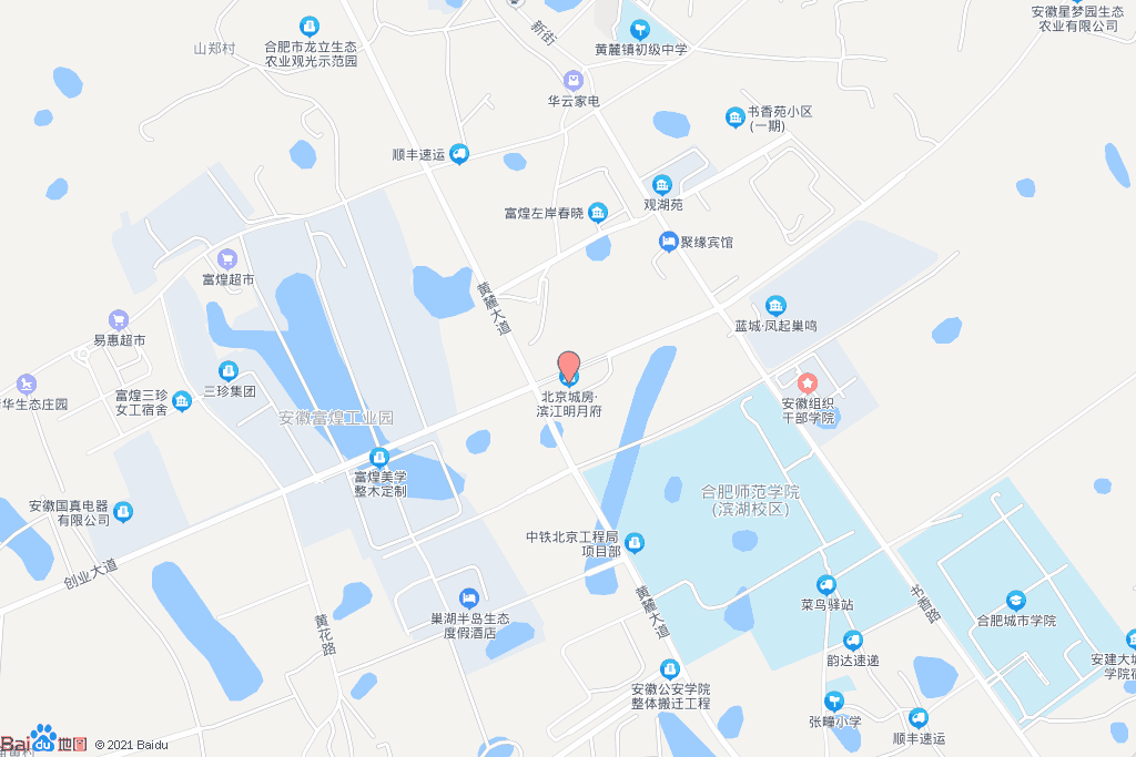 滨江明月府交通图