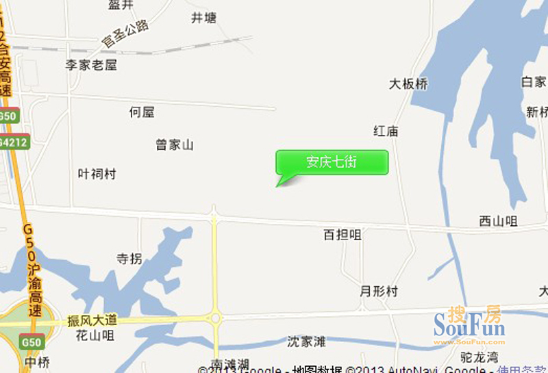 安庆七街交通图